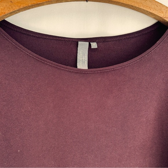 Sweaty Betty ~Simhasana Sweatshirt in Black Cherry size Medium - Picture 4 of 14